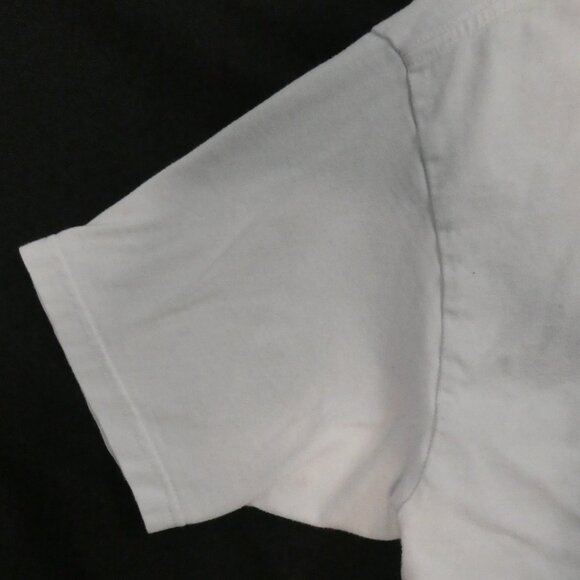 KIRKLAND SIGNATURE | medium | Solid White Short Sleeve Cotton Tee / T-Shirt - Picture 8 of 12